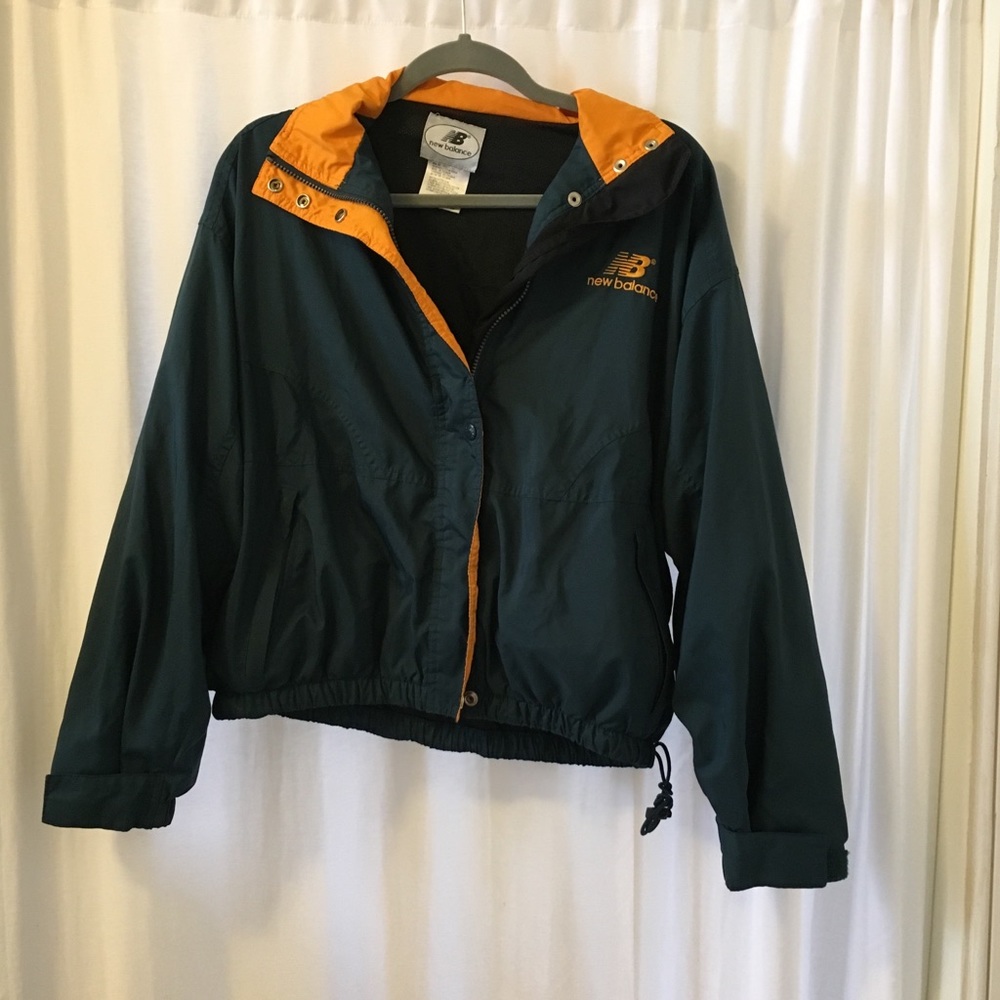 Green & Orange New Balance Windbreaker